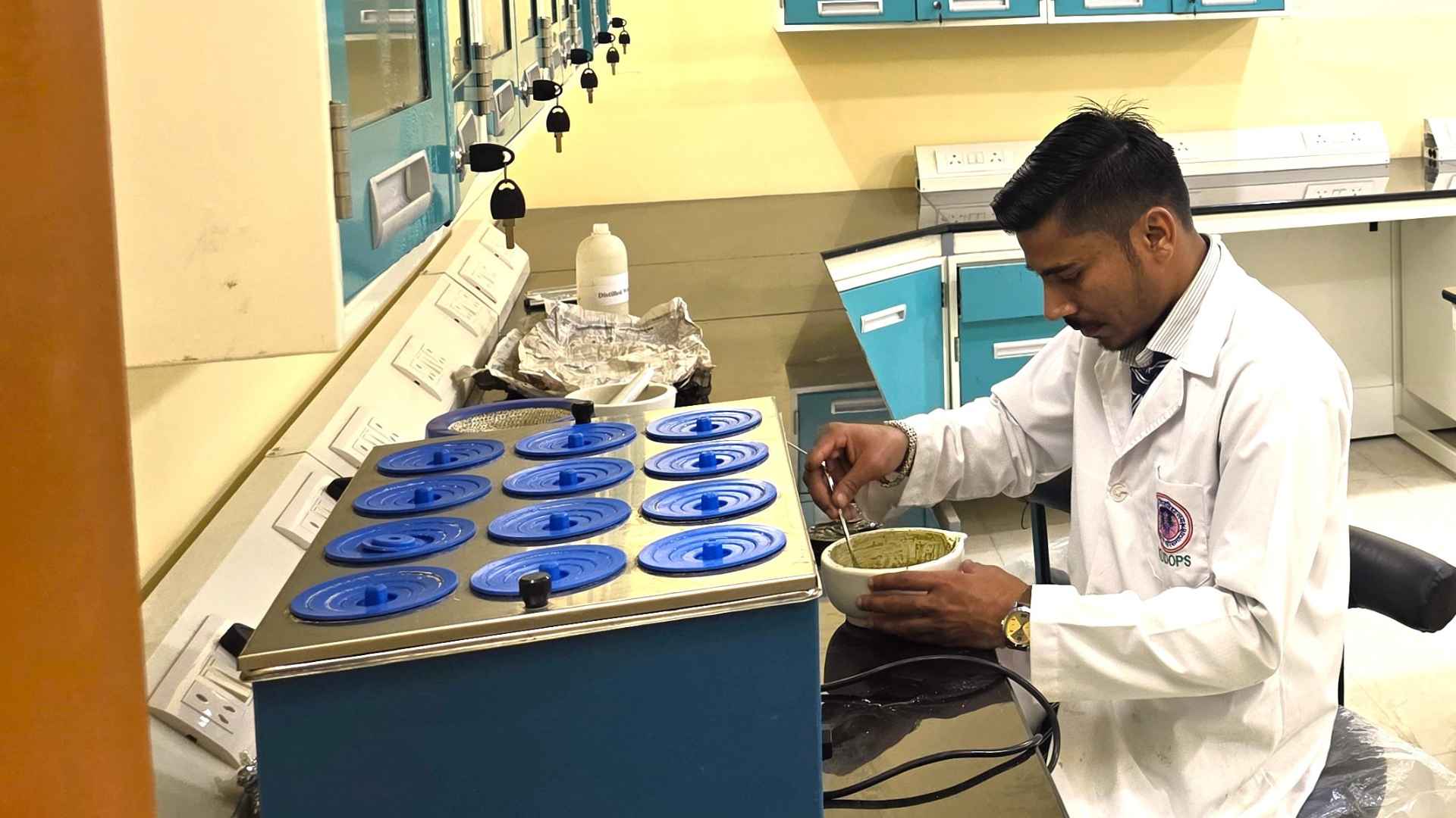 Boy in KUDOPS lab